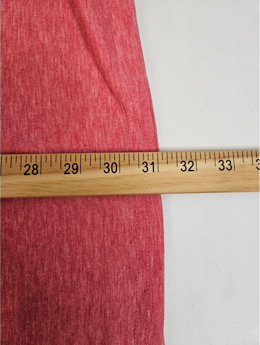 Plus Size Red Heathered T-Shirt with White Sunflower Graphic Women's 4X - Picture 6 of 8